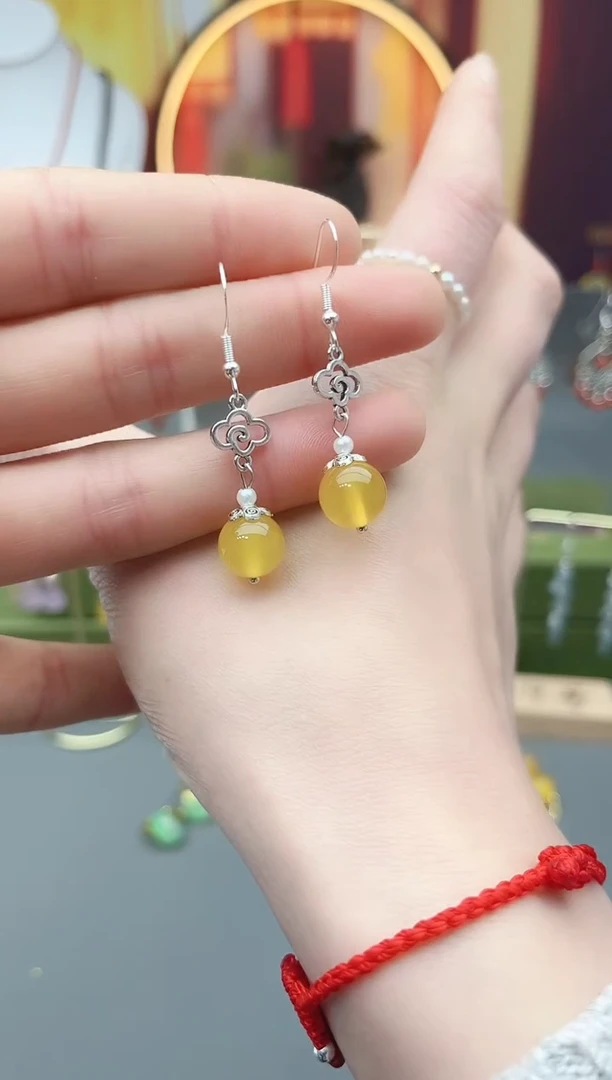 未镶嵌耳饰玛瑙/玉髓702000