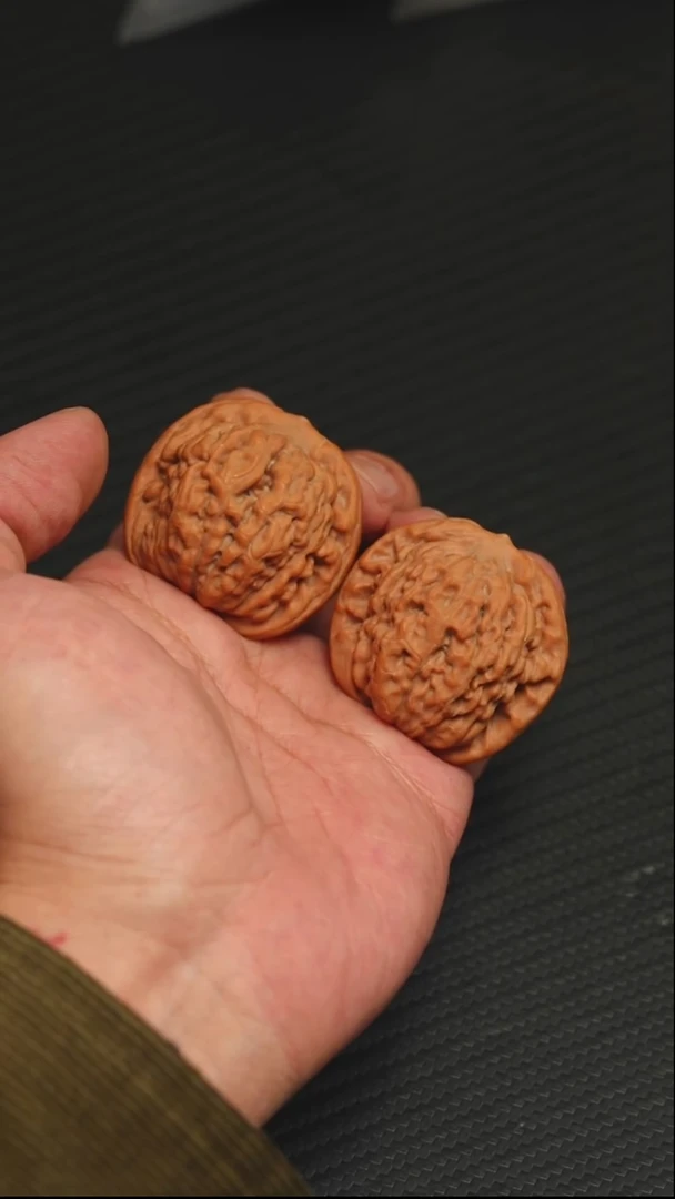 吊坠文玩核桃精品莲花39