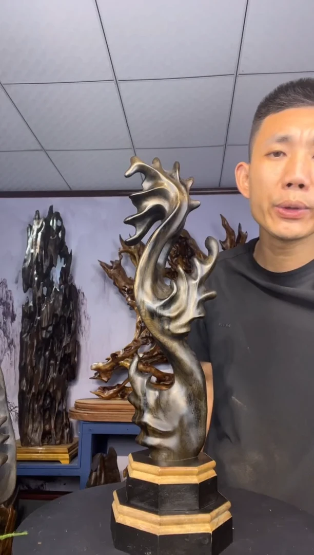 金丝楠木雕款用****1金丝楠木工艺品摆件