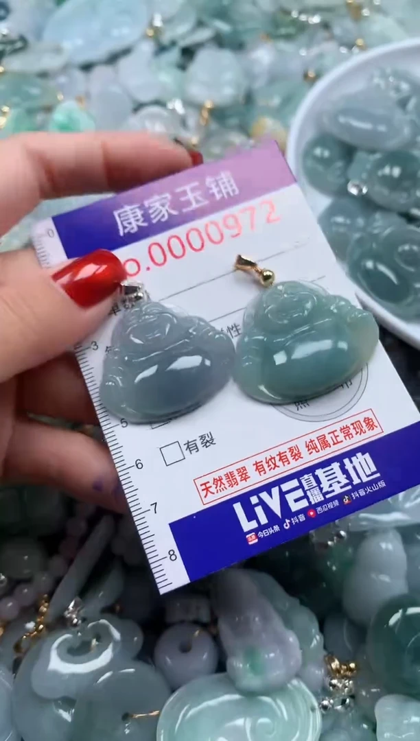 翡翠未镶嵌吊坠(不含链)972