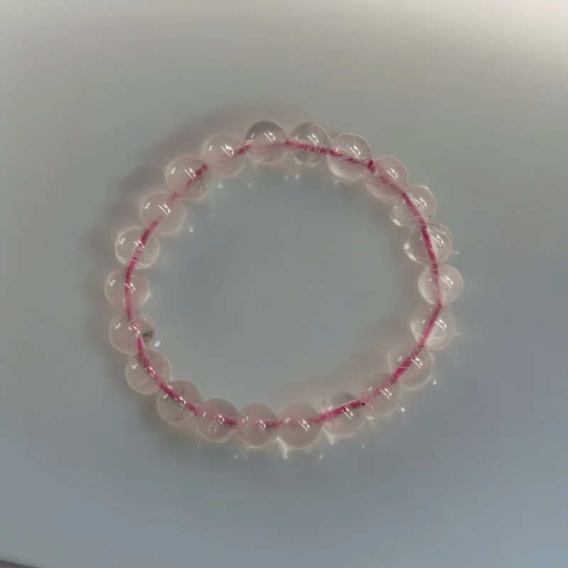 宠粉粉水手串8大mm简约清新款