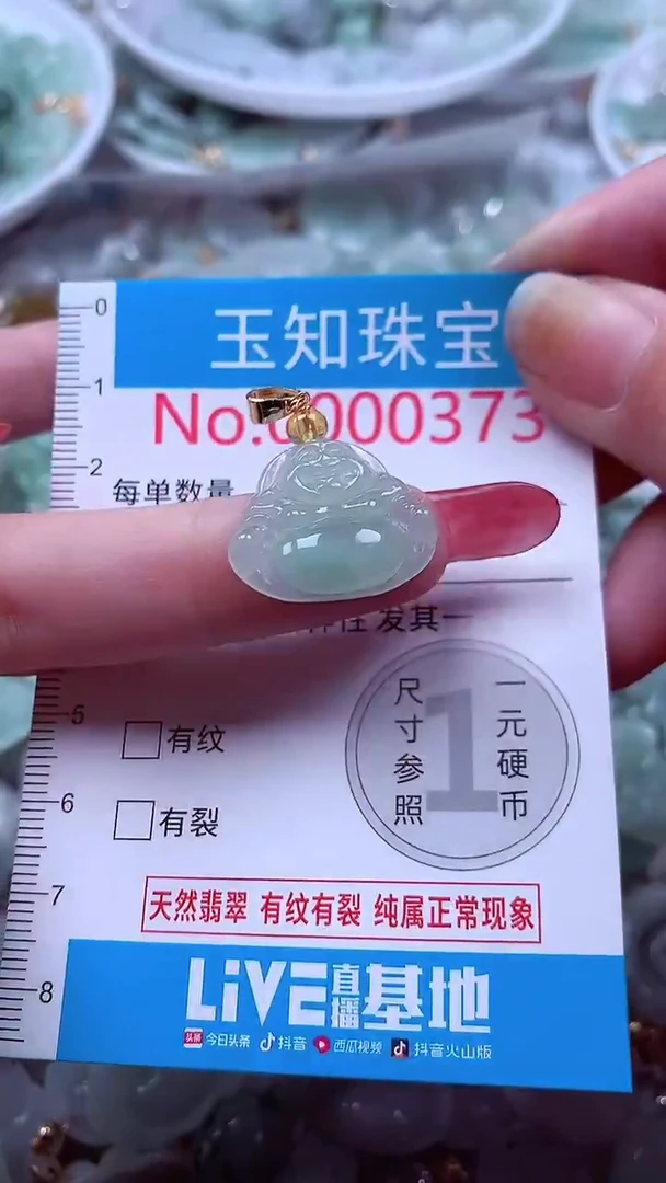 吊坠(不含链)未镶嵌翡翠373