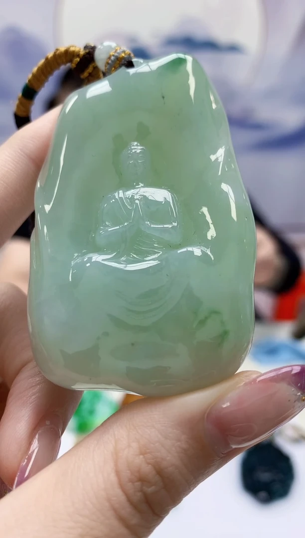 定制翡翠未镶嵌5060jw-毛货挂件101