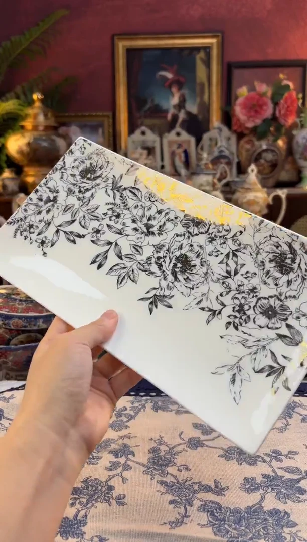 瓷游礼家居 长 托盘