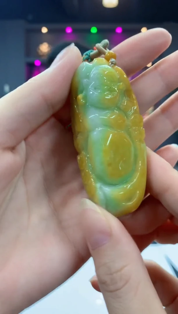 定制翡翠未镶嵌1015ry-毛货挂件18