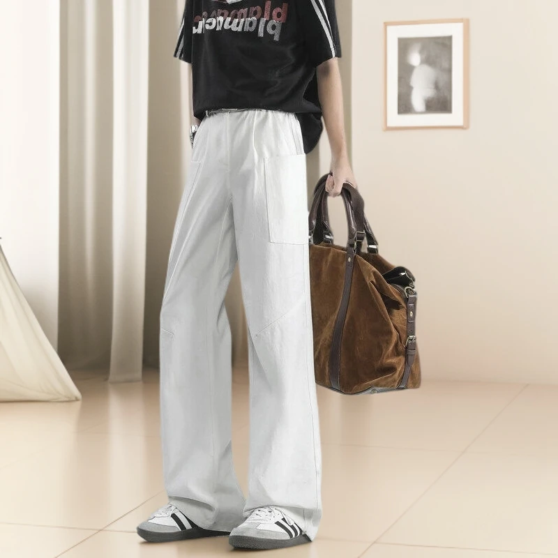 汤米芙兰可男士休闲裤坠感时尚百搭显瘦工装裤亲肤休闲显高韩版潮