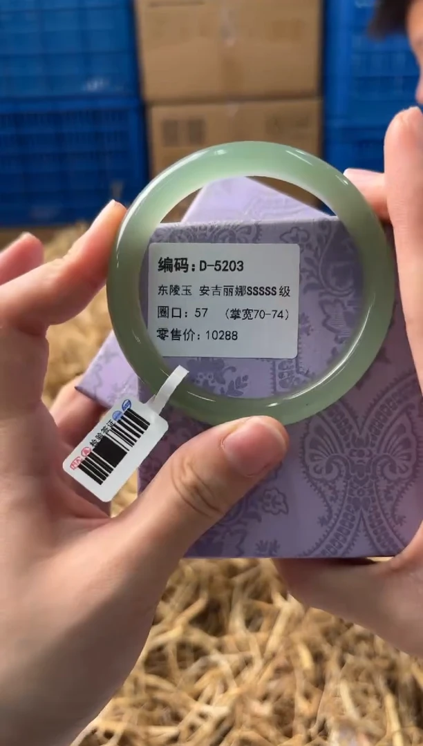 未镶嵌手镯石英质玉D-5203