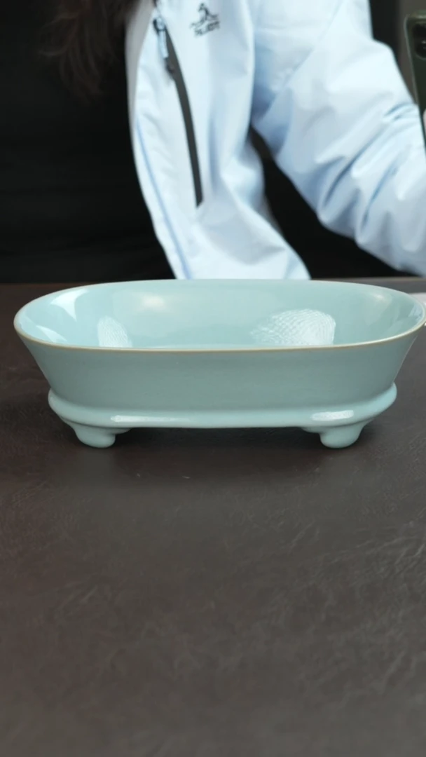 宣宝汝瓷原矿原釉作品微瑕