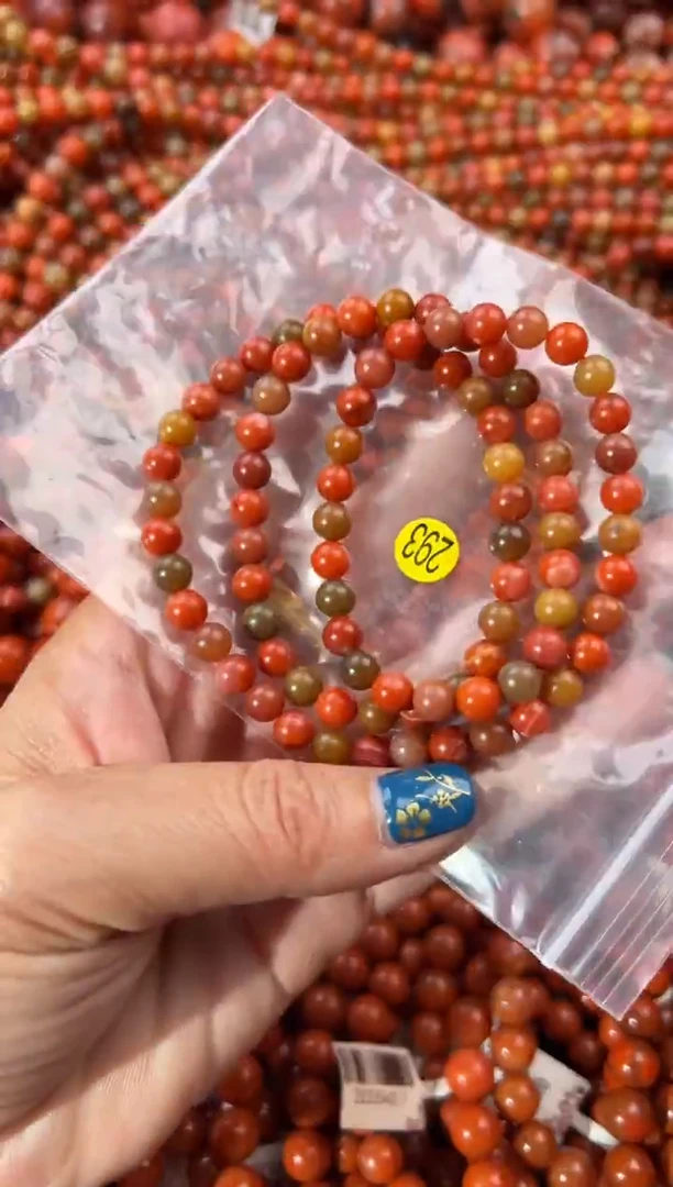 未镶嵌手串南红玛瑙6+