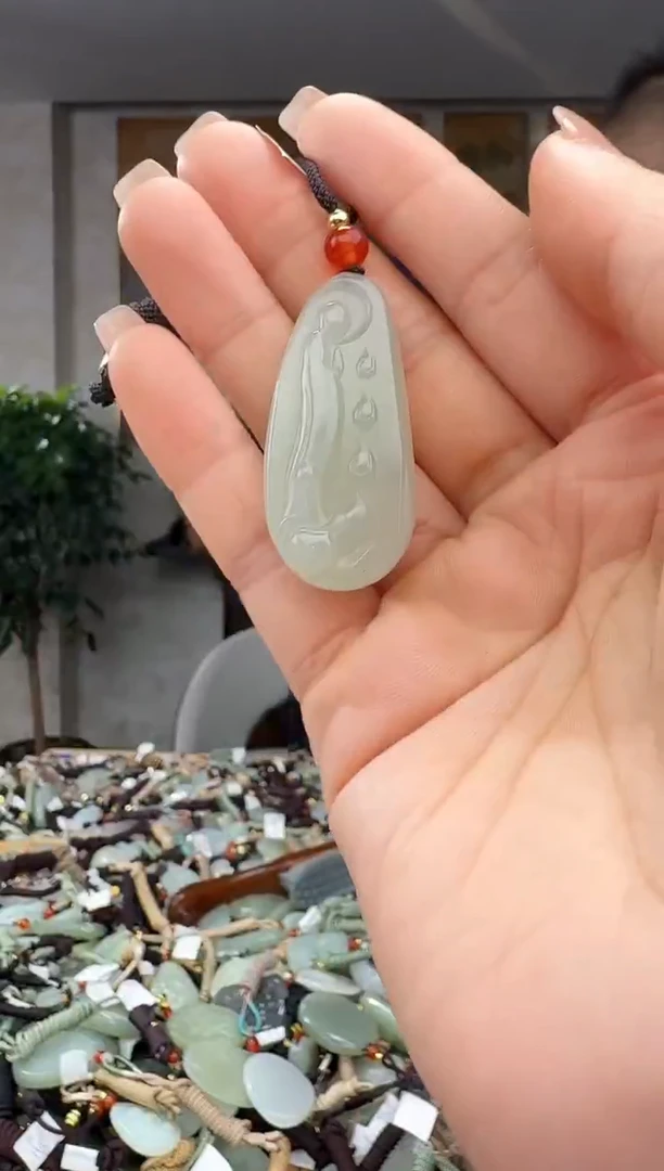 颈饰未镶嵌和田玉拍一发一多样性发货