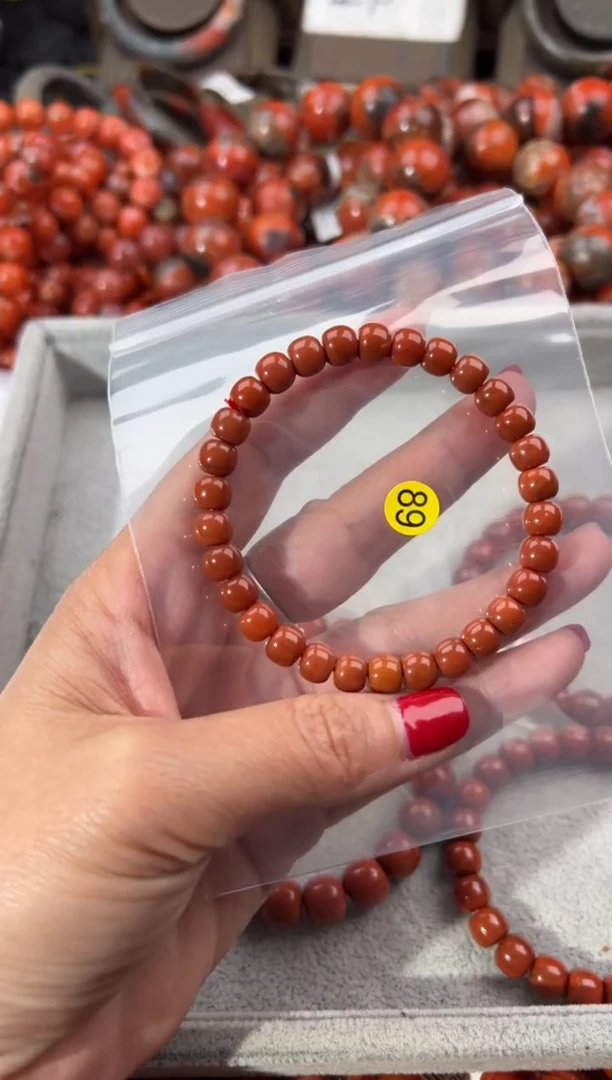 未镶嵌手串南红玛瑙7+