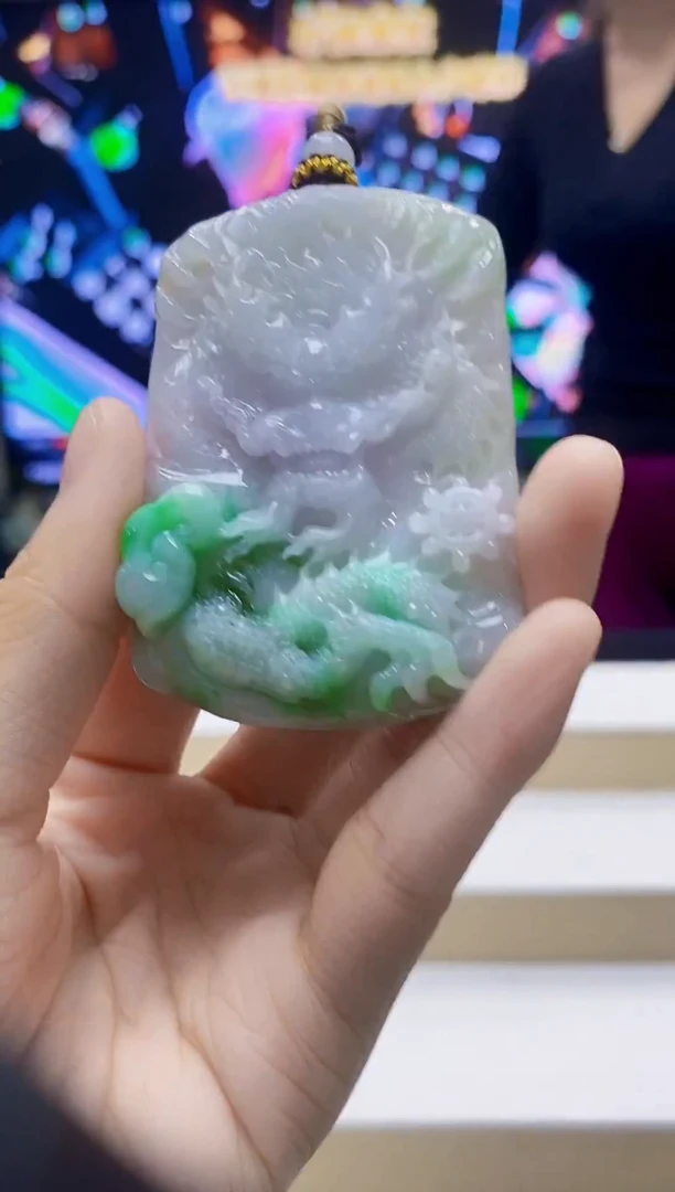 未镶嵌定制翡翠-毛货挂件34