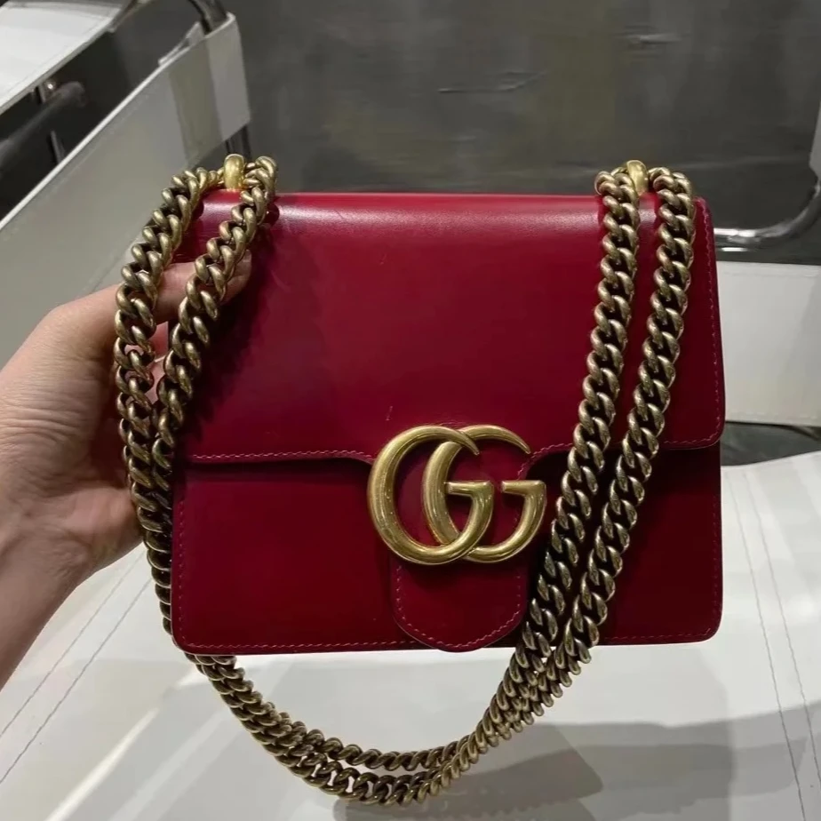 95新 GUCCI/古驰 2026|Gucci红斜挎包|古驰