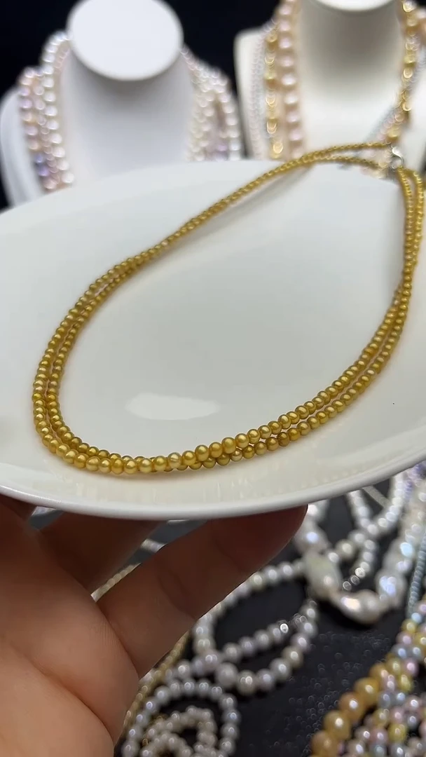 淡水珍珠未镶嵌颈饰多人