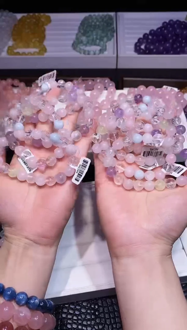 未镶嵌手串水晶马卡龙多宝