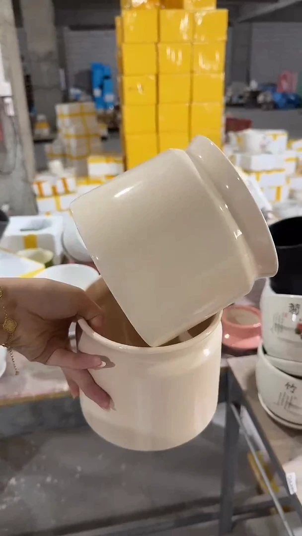 高温陶瓷花盆+E9