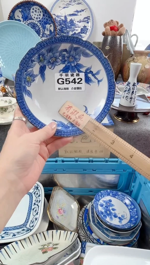 12轩**香千羽瓷器默认微瑕G542
