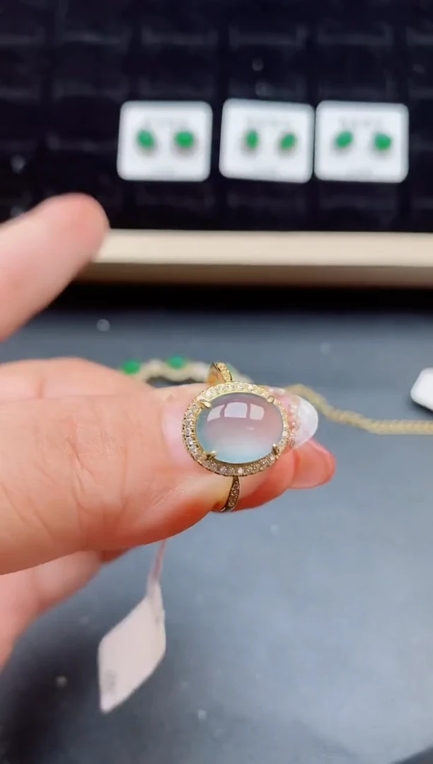 【闪购商品】翡翠戒指银S925镶嵌1212