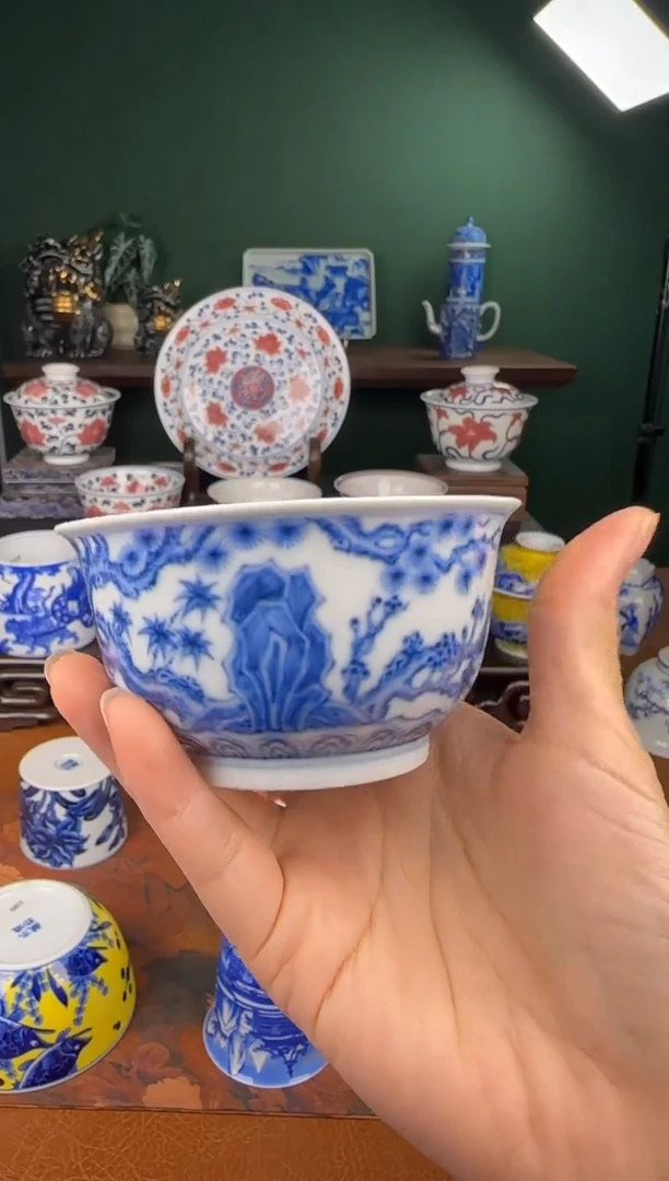 杯水造。松竹梅樽杯