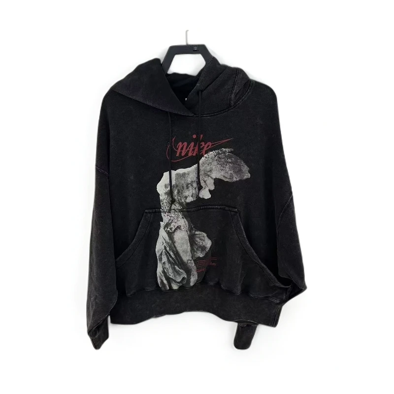 NIKE/耐克男女同款字母印花连帽卫衣IO0489-010