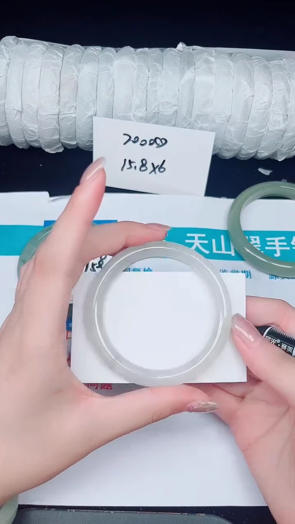 未镶嵌手镯石英质玉338-55/56