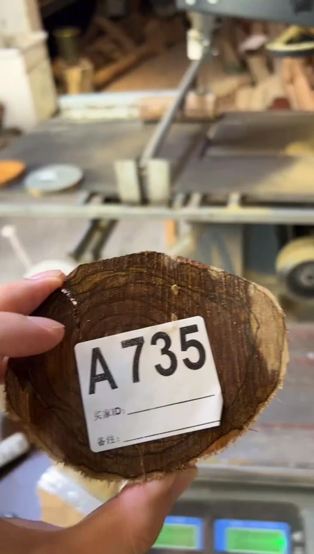 木印度尼西亚花奇楠料头A735