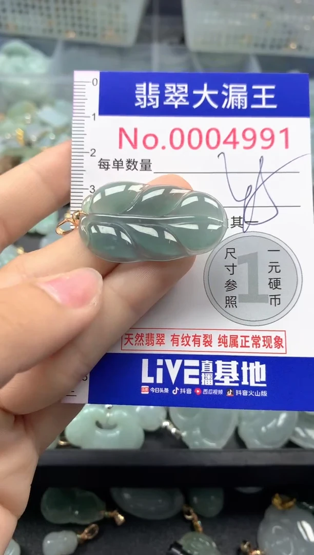 颈饰未镶嵌翡翠4991