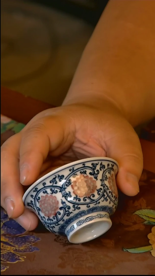 杯手工手绘杯杯很美丽