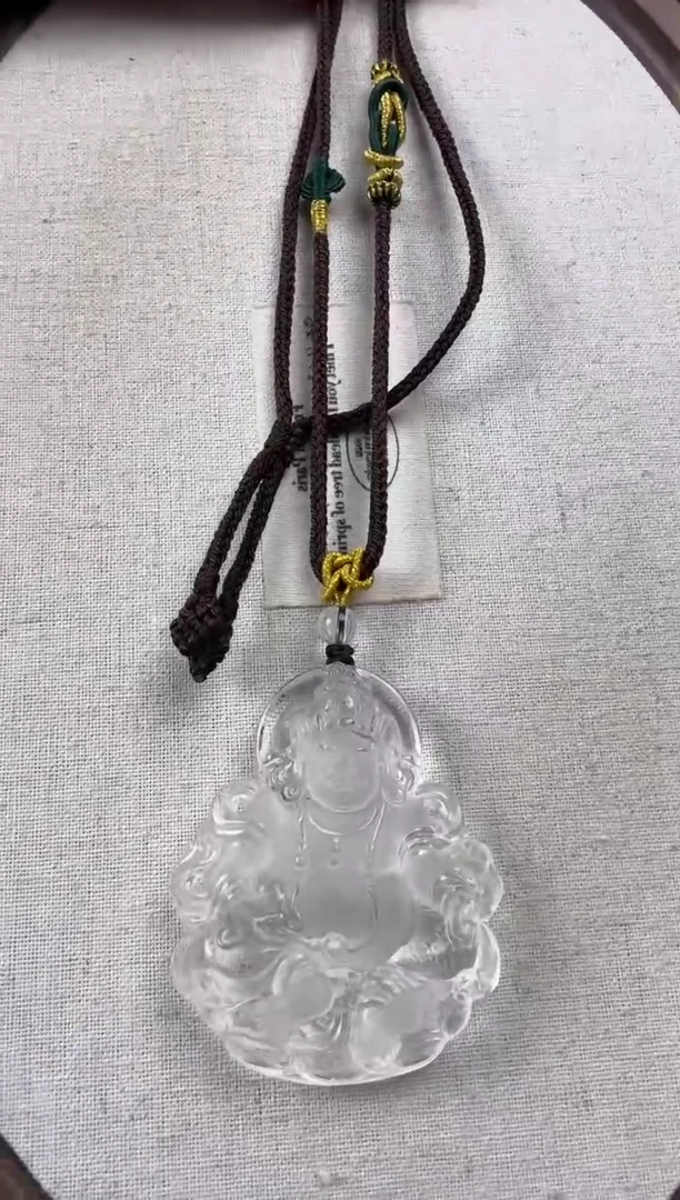 颈饰未镶嵌水晶纯天然水晶吊坠