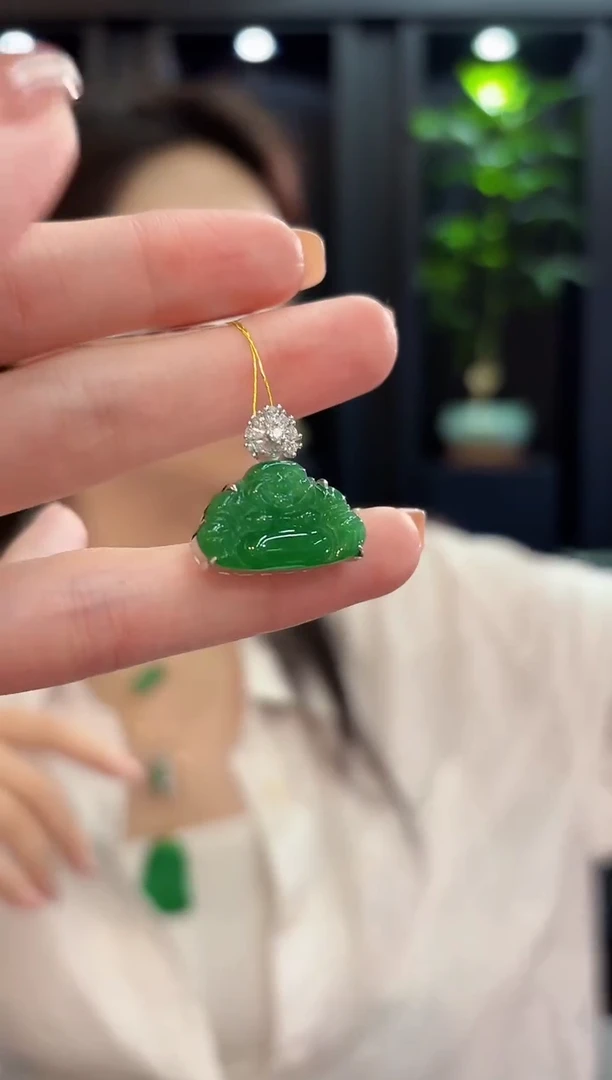 颈饰未镶嵌翡翠 缅甸A货/支持复检/一件