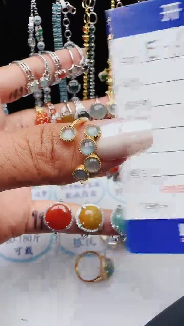 【闪购商品】翡翠戒指银S925镶嵌11111111