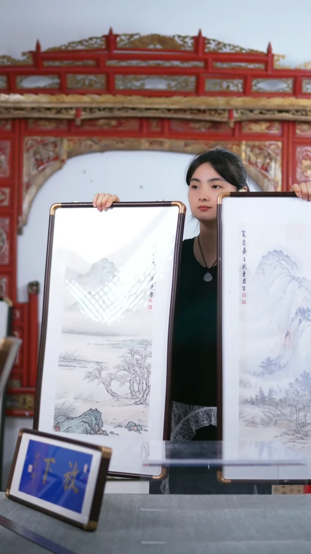 书法刘连军字画尺寸40*70