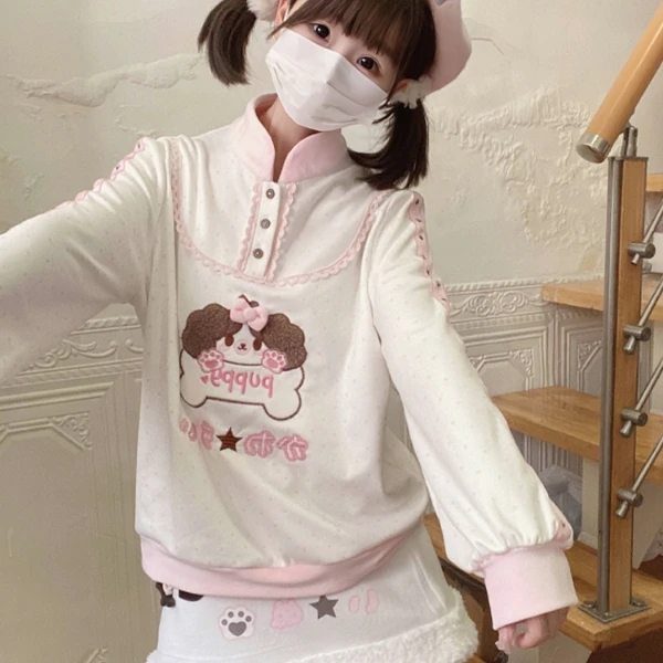 【直播专享】Puppy酱上衣春款蛋糕裙原创软妹宅萌新款