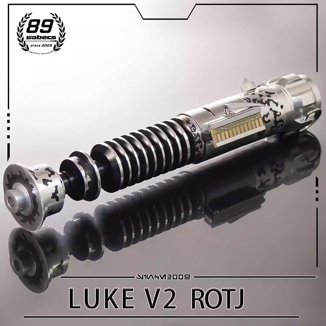 现货发售 卢克V2 星球大战道具复刻1:1全金属 89光剑收藏款还原