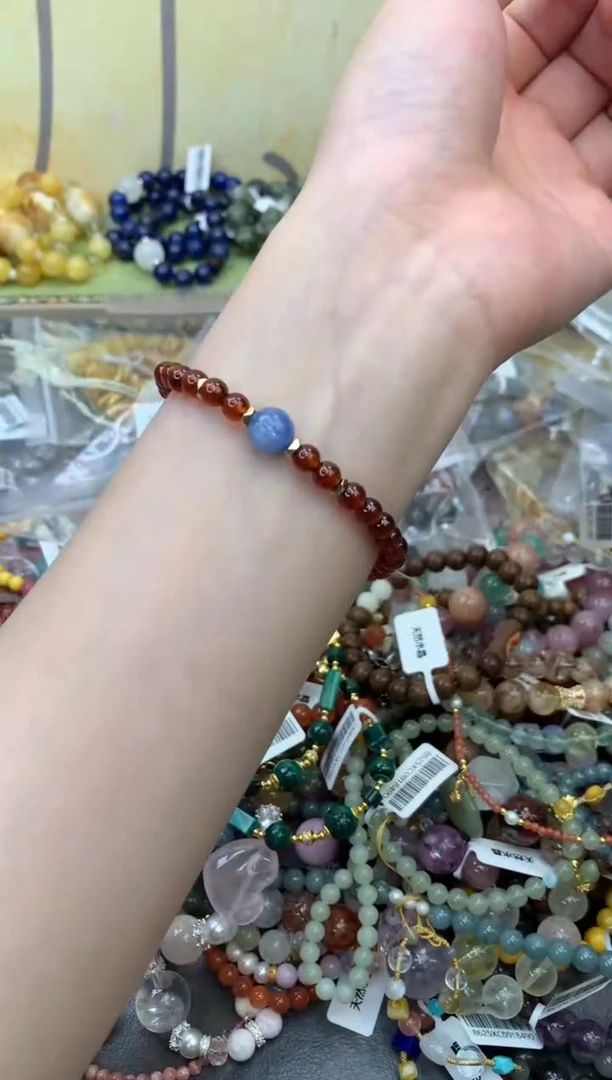 未镶嵌手链石榴石117