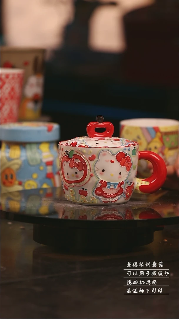 陶瓷景德镇可爱设计师款陶瓷