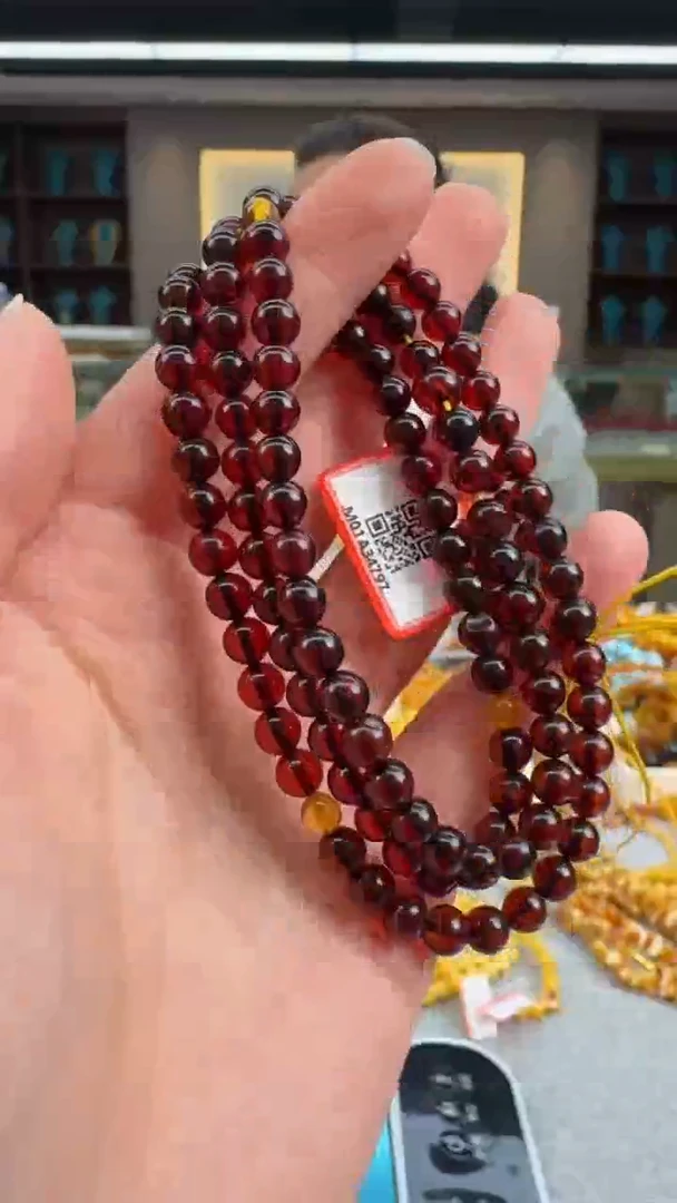 【闪购商品】琥珀颈饰未镶嵌秒拍号043