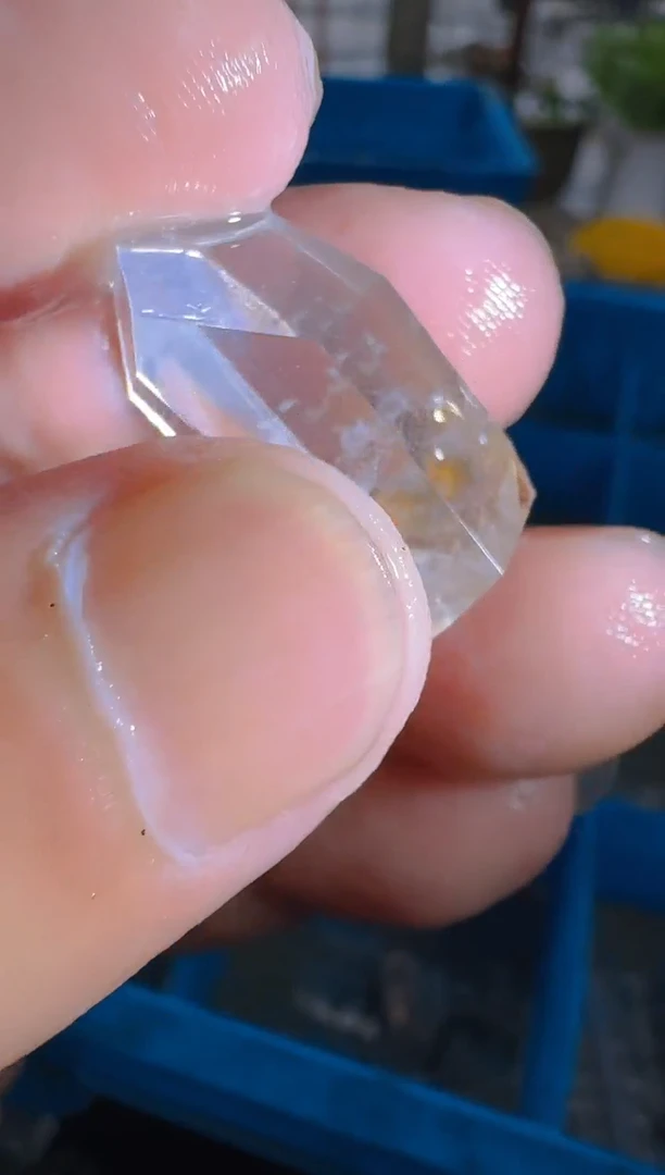 未镶嵌珠宝半成品水晶牙**压牙牙，水晶