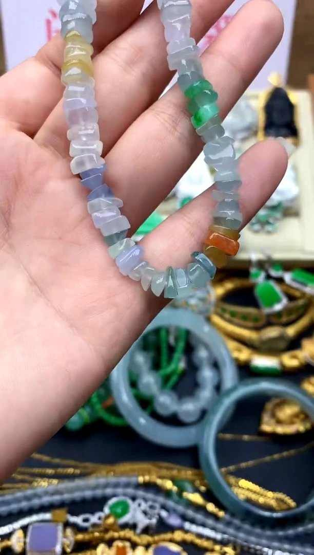 未镶嵌手串翡翠364-中国好珍宝