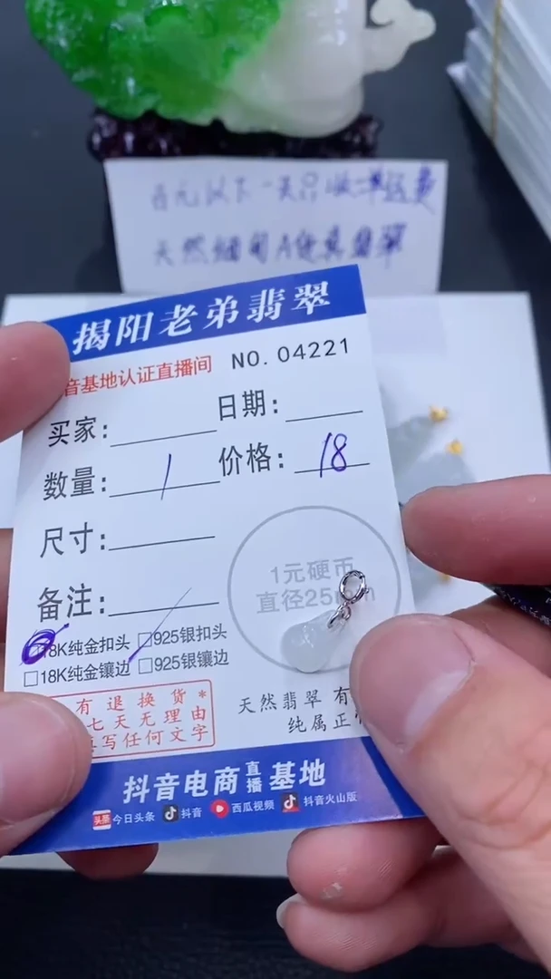 颈饰银S925镶嵌翡翠多样性发其中一件