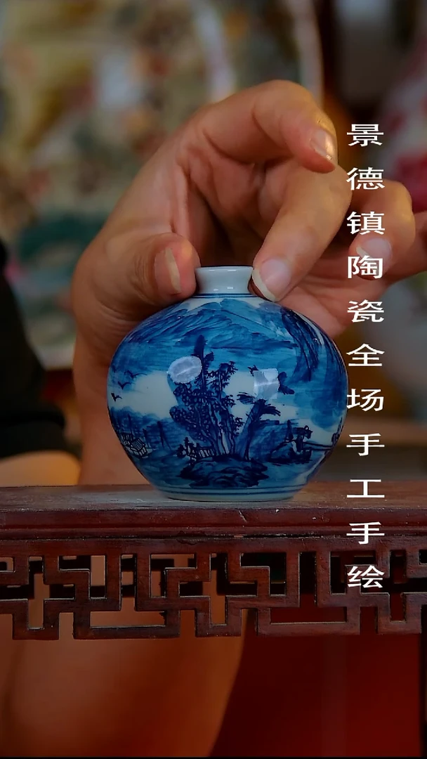 摆件景德镇陶瓷 全场手工手绘