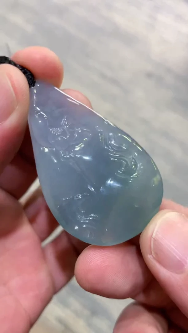 颈饰未镶嵌翡翠天然A货翡翠
