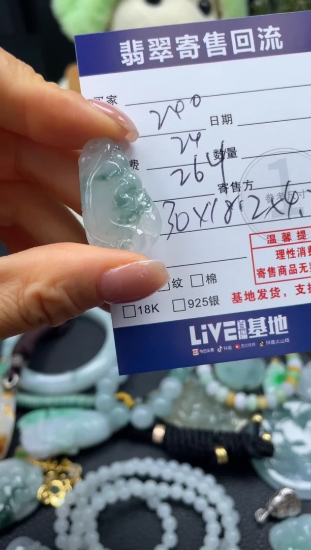 颈饰未镶嵌翡翠10150356