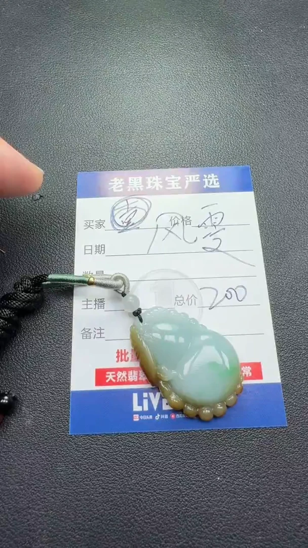 颈饰未镶嵌翡翠风*翡翠