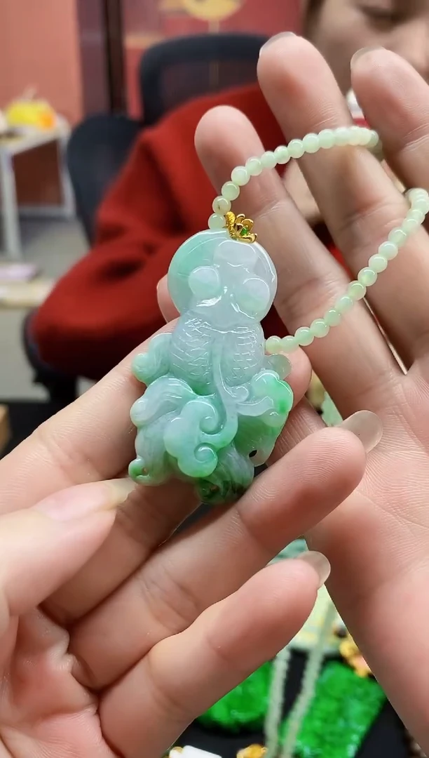 颈饰未镶嵌翡翠翡翠吊坠