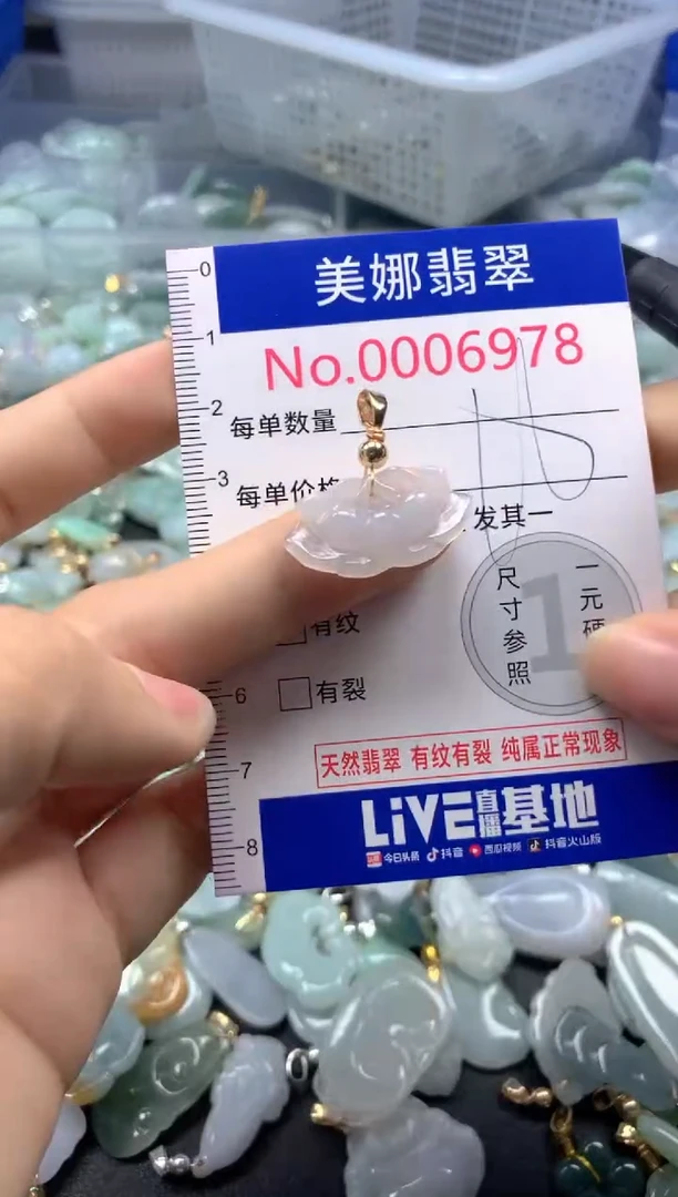 颈饰未镶嵌翡翠6978