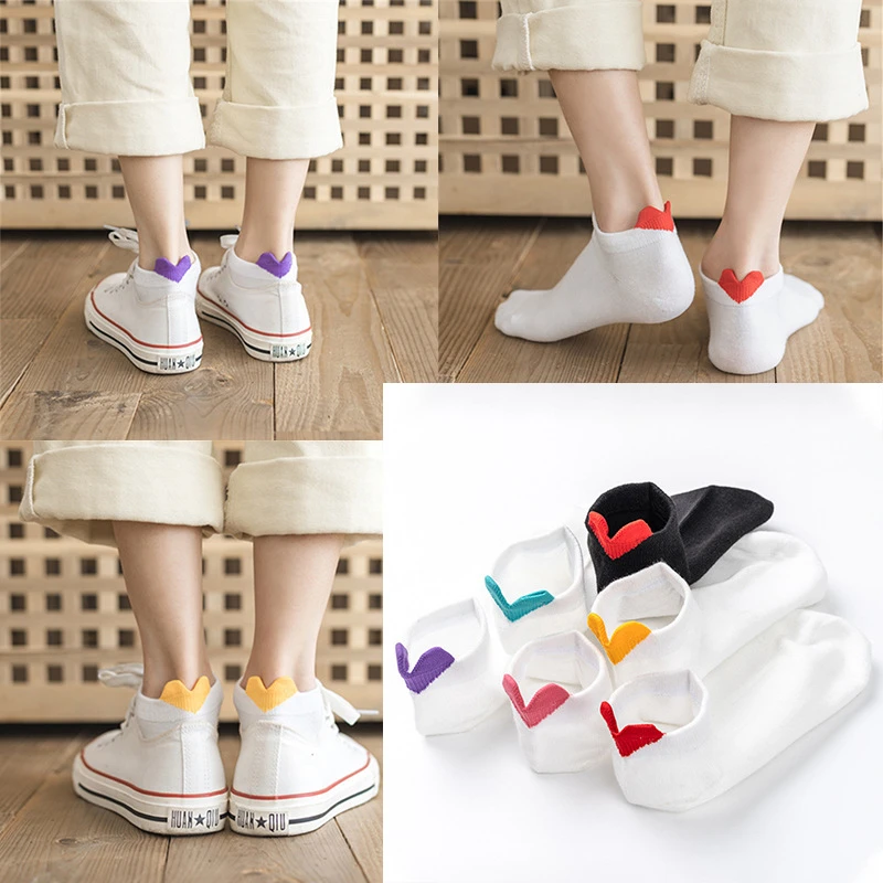 春夏季新品女士短袜可爱甜美吸汗防臭不掉跟船袜时尚透气女生袜子