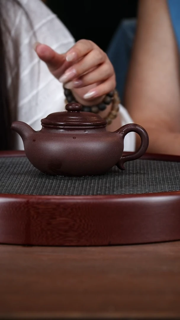 茶壶紫砂61YJB 桃花泥 仿古 300 cc
