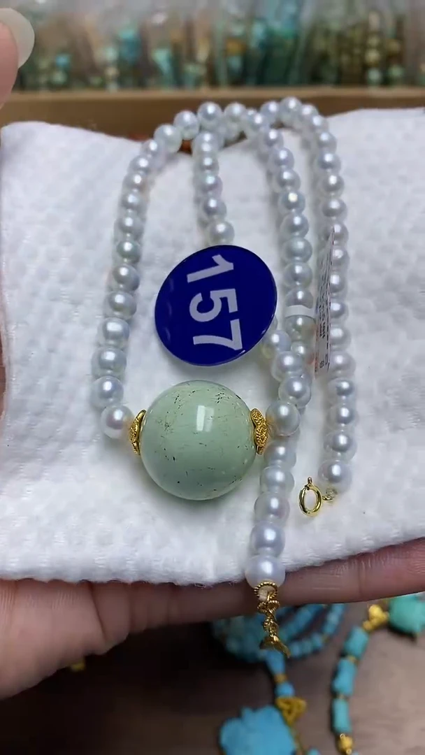 【闪购商品】绿松石项链银S925镶嵌157