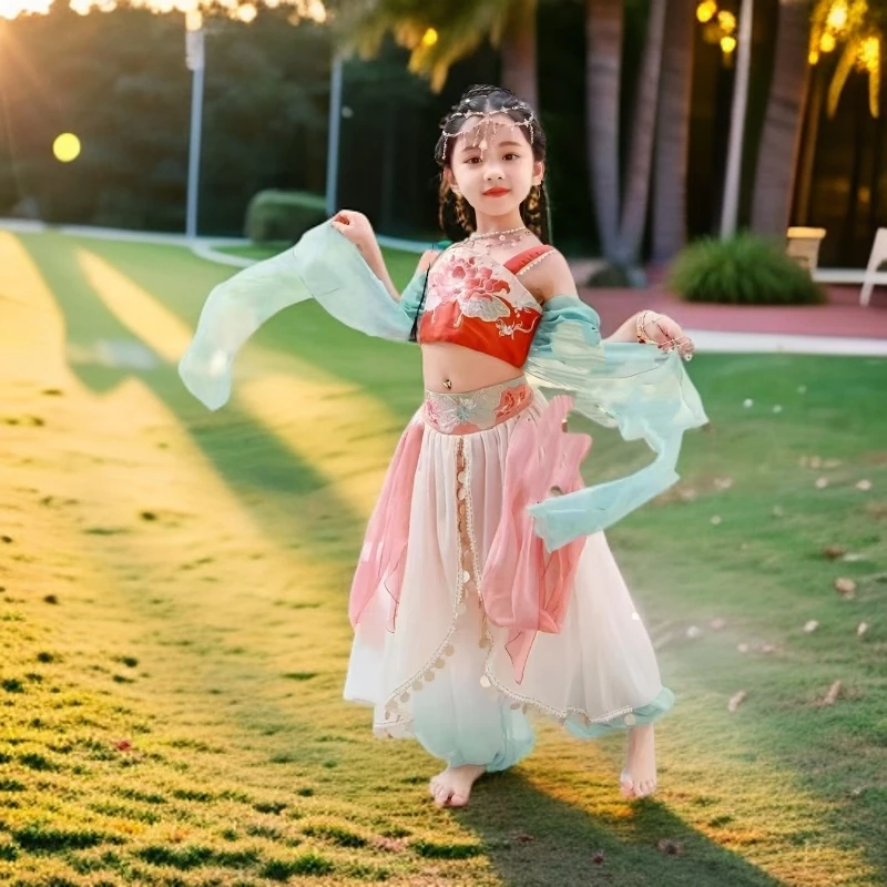异域风情女童公主风公主民族古装唐装古风套装